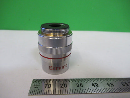 EDMUND JAPAN 4X OBJECTIVE LENS OPTICS MICROSCOPE PART AS PICTURED Z7-A-44