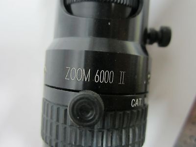 OPTICAL D.O. INDUSTRIES 6000 II MICROSCOPE CAMERA ADAPTER ZOOM OPTICS BIN#Q1-10