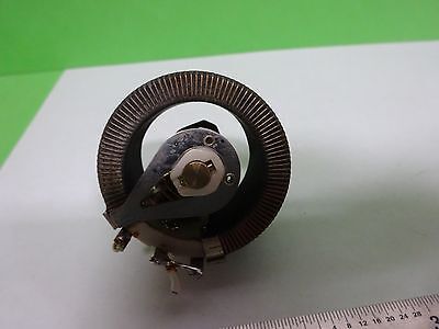 MICROSCOPE PART ZEISS GERMANY RHEOSTAT LAMP ILLUMINATOR CONTROL AS IS BIN#Y5-28