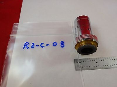 MICROSCOPE PART OBJECTIVE L32X LEITZ GERMANY OPTICS AS IS BIN#R2-C-08