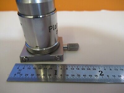 REICHERT AUSTRIA PLAN 4X /250 OBJECTIVE MICROSCOPE PART AS PICTURED &1E-C-32