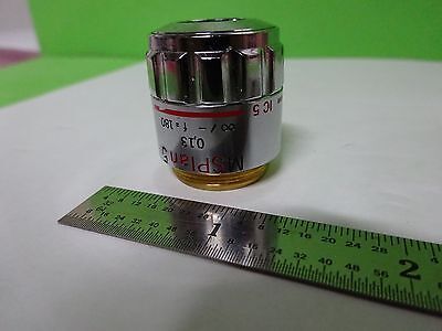 MICROSCOPE PART OLYMPUS JAPAN DIC OBJECTIVE MSPLAN 5X OPTICS BH2 AS IS BIN#V8-10