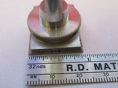 ANTIQUE BAUSCH LOMB DIAMOND INDENTER HARD MICROSCOPE PART AS PICTURED &8Z-A-153