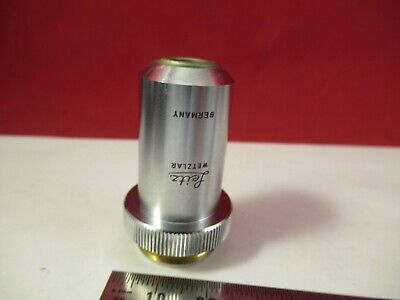 LEITZ WETZLAR GERMANY OBJECTIVE LENS 10X /170 MICROSCOPE PART OPTICS &13-A-10