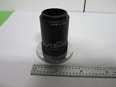 MICROSCOPE PART LENS X15 EXTENDER FUJINON ZOOM CAMERA ADAPTER OPTICS BIN#M9-07