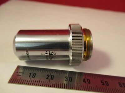 LEITZ WETZLAR GERMANY OBJECTIVE 10X /170 MICROSCOPE OPTICS AS PICTURED &FT-4-40