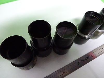 LOT 6 EA MICROSCOPE EYEPIECES ASSORTED OPTICS #W1-01