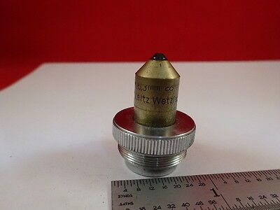 ANTIQUE ERNST LEITZ GERMANY OBJECTIVE 6.3 mm OPTICS MICROSCOPE PART &33-A-116