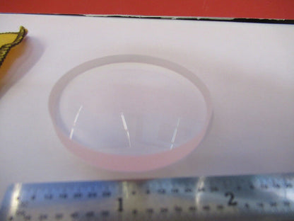 OPTICAL ORIEL FUSED SILICA 2" DIA FL -250mm LASER OPTICS AS PICTURED &3-FT-X31