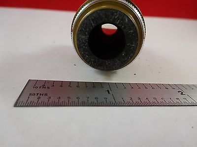 MICROSCOPE PART OBJECTIVE LEITZ L32X OPTICS AS IS BIN#K8-B-12