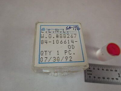 OPTICAL SPECTRA PHYSICS COATED OUTPUT LENS LASER OPTICS AS IS BIN#P1-C-07