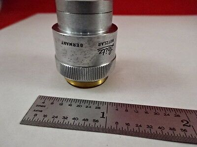 LEITZ WETZLAR GERMANY OBJECTIVE NPL 10X MICROSCOPE OPTICS AS IS BIN#W4-G-04