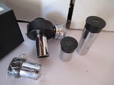 LOT 4 EA WILD SWISS EYEPIECES + FILAR 15X MICROSCOPE OPTICS AS PICTURED #60-A-14