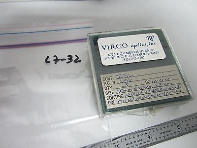 OPTICAL VIRGO COATED MIRROR LASER OPTICS AS IS BIN#L7-32