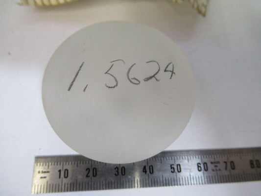 OPTICAL LENS GLASS PREFORM BI CONVEX BiCX OPTICS AS PICTURED 18-FT-43