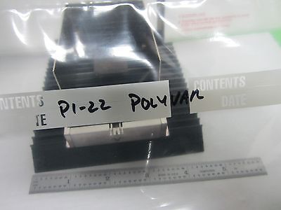 MICROSCOPE PART POLYVAR REICHERT LEICA HEAT SINK LAMP OPTICS AS IS BIN#P1-22