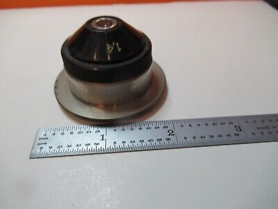 ANTIQUE CONDENSER PIECE UNKNOWN OPTICS MICROSCOPE PART AS PICTURED &16-B-33