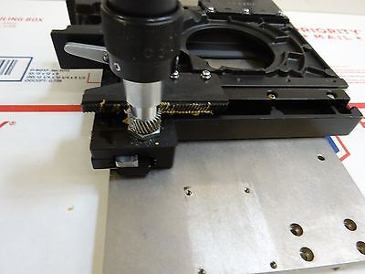 OLYMPUS MICROSCOPE STAGE TABLE PART &IL-3-D2