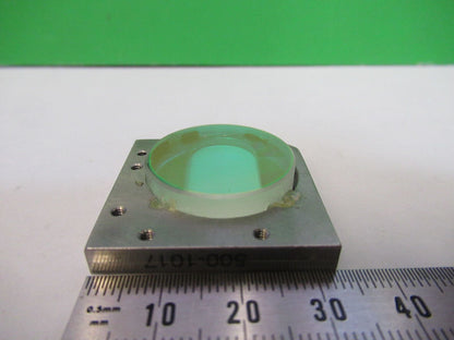 OPTICAL DICHROIC LENS MOUNTED BASE  LASER OPTICS AS PICTURED &R6-A-19