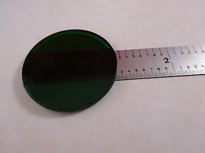 FOR PARTS MICROSCOPE PART GREEN FILTER GLASS OPTICS AS IS B#N2-E-21