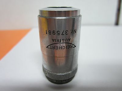 FOR PARTS MICROSCOPE OBJECTIVE REICHERT AUSTRIA EPI 28X OPTICS BIN#B3-D-9