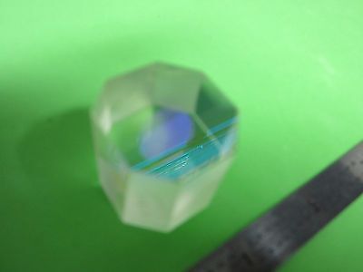 OPTICAL RARE BEAM SPLITTER OCTAGON beschichtet in der Mitte LASER OPTICS BIN#40-87