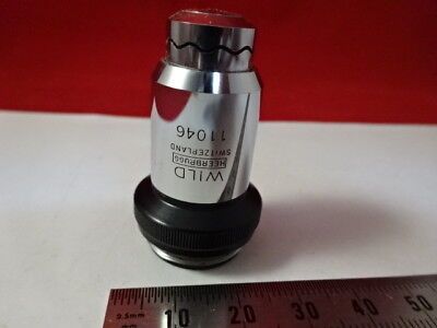 MICROSCOPE WILD HEERBRUGG SWISS OBJECTIVE 100X  PH PHASE OPTICS AS IS #W8-B-08