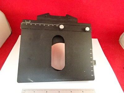 WILD SWISS M12 STAGE TABLE MICROMETER MICROSCOPE PART OPTICS AS IS &V7-A-04