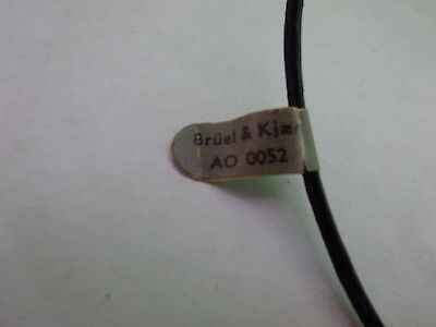 BRUEL KJAER CABLE AO 0052 ACCELEROMETER VIBRATION SENSOR #X9-13