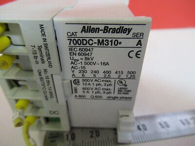 ALLEN BRADLEY 700DC-M310 CONTACTOR ELECTRIC RELAY CONTROL AS PICTURED &3K-FT-39