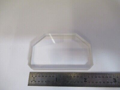 OPTICAL THICK TRUNCATED GLASS BK7 WINDOW OPTICS AS PICTURED &W2-B-17