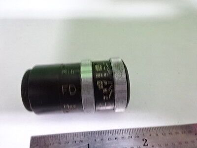 MICROSCOPE PART OBJECTIVE END PIECE FD DIAPHRAGM OPTICS AS IS #AF-81