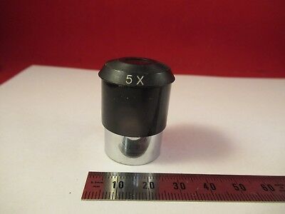 BAUSCH LOMB 5X OCULAR EYEPIECE OPTICS MICROSCOPE PART AS PICTURED &66-A-90