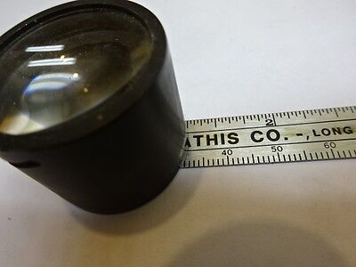 MICROSCOPE PART MOUNTED LENS UNKNOWN MAKER OPTICS AS IS #81-68