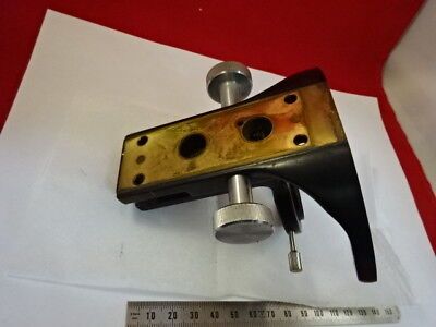 WILD HEERBRUGG SWISS M20 BRASS CONDENSER HOLDER MICROSCOPE HEAVY PART &90-B-43