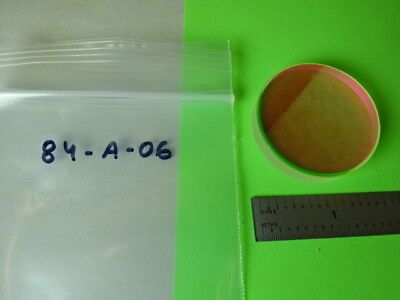 OPTICAL COATED FLAT GLASS LENS PART OPTICS #84-A-06