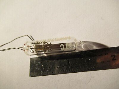 ANTIQUE QUARTZ RADIO CRYSTAL MORION GLASS HOLDER FREQUENCY CONTROL #F4-A-76