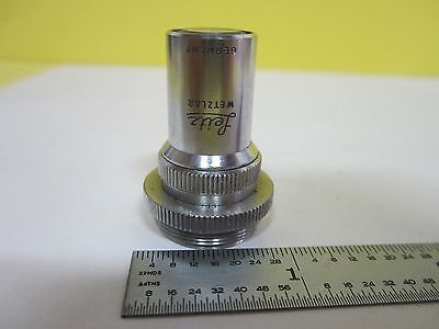 MICROSCOPE PART OBJECTIVE LEITZ GERMANY UM 20X OPTICS BIN#U1-41