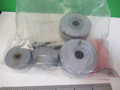 REICHERT LEICA POLYVAR KNOBS ASSEMBLY MICROSCOPE PART AS PICTURED &58-B-25