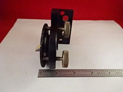 FOR PARTS MOUNTED PRISM MIRROR ALUMINUM FRAME OPTICAL LASER OPTICS AS IS #80-09