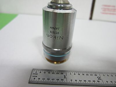 MICROSCOPE PART OBJECTIVE DIC MPLAN NIKON JAPAN 40X OPTICS AS IS BIN#N7-71-N