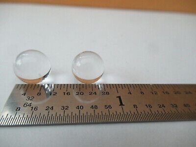 OPTICAL LOT 2 EA BK7 GLASS SPHERES LENSES LASER PRO OPTICS AS PICTURED #F2-A-129