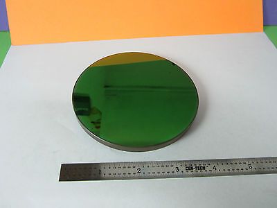 OPTICAL LARGE COATED MIRROR WINDOW MIL SPEC GRUMMAN LASER OPTICS AS IS BIN#31-65