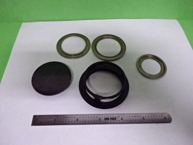 MICROSCOPE PART ZEISS GERMANY POLMI LOT ACCESSORIES POL OPTICS AS IS #AQ-13