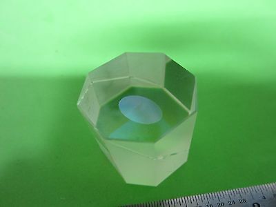 OPTICAL RARE BEAM SPLITTER OCTAGON beschichtet in der Mitte LASER OPTICS BIN#40-87