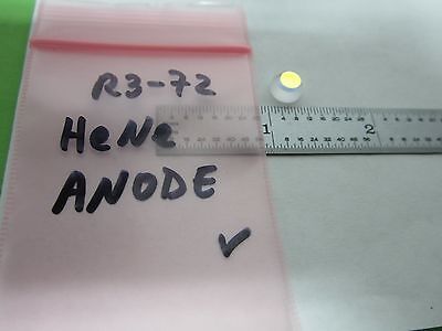 OPTICAL HeNe HELIUM NEON ANODE COATED LENS LASER OPTICS BIN#R3-72