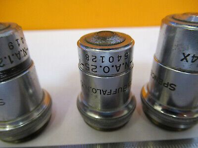 AO AMERICAN OPTICS OBJECTIVE SPENCER LOT MICROSCOPE PART AS PICTURED &8y-a-102