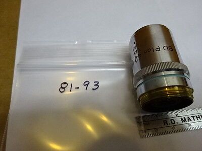 MICROSCOPE PART NIKON JAPAN DIC OBJECTIVE 40X BD PLAN OPTICS AS IS #81-93