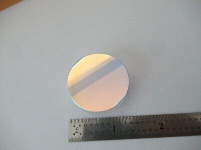 OPTICAL FLAT DICHROIC MIRROR LENS FILTER LASER OPTICS AS PICTURED &F5-A-24