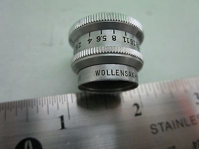 OPTICAL LENS WOLLENSAK REVERE OBJECTIVE OPTICS AS IS BIN#65-39